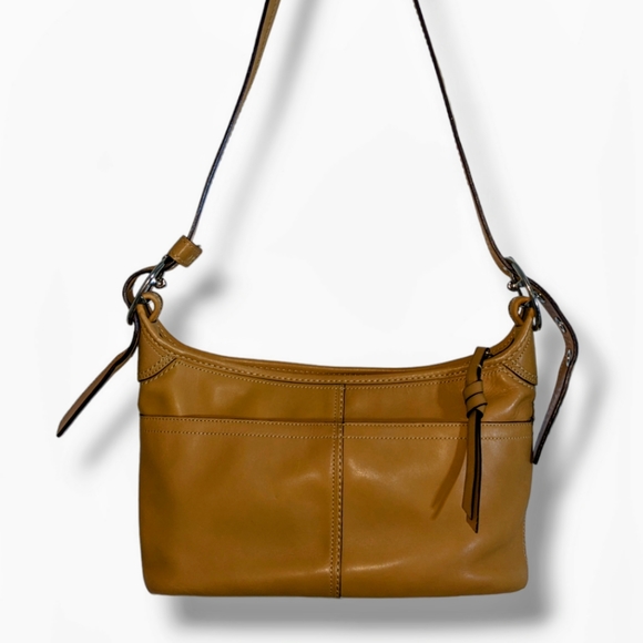 Coach | Vintage Whiskey British Tan Grey Leather Crossbody Bag Handbag Bundle - Picture 8 of 10